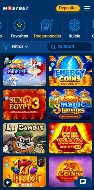 descarga de la app casino Mostbet