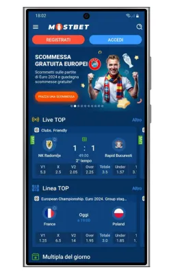 app mostbet per le scommesse