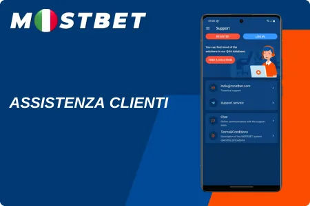 Supporto clienti mostbet