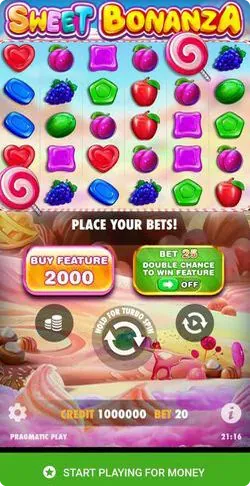 Sweet Bonanza Mostbet app download