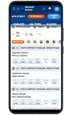 Funkcje do Mostbet Betting App