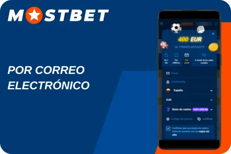 Registro en la app Mostbet