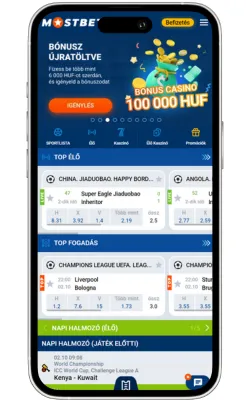 mostbet fogadó apk