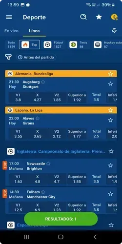 aplicación de apuestas mostbet