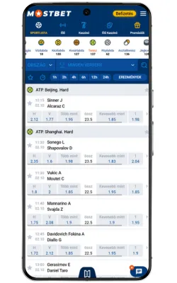 sportfogadás mostbet apk