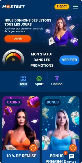 app casino android Mostbet