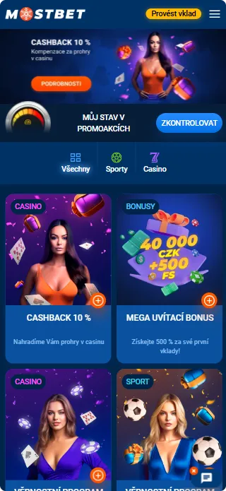 Mostbet app sportsbook