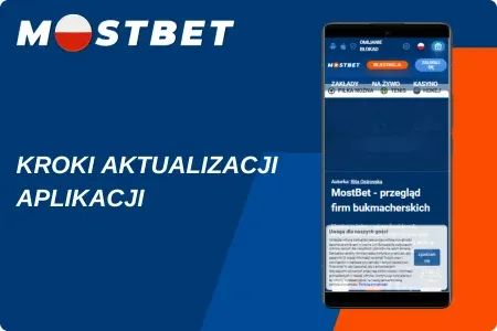 Powiadomienie o dostępnej aktualizacji Mostbet