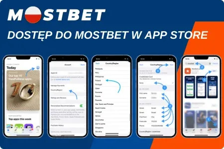 Dostęp do aplikacji Mostbet w App Store