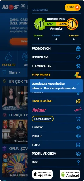 mostbet mobil indir