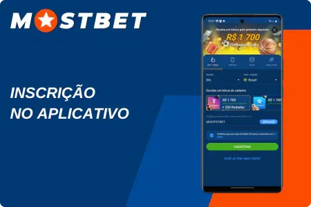 Registro com um clique no aplicativo Mostbet