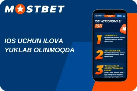 iOSda Mostbet mobil ilovasini yuklab olish va o'rnatish