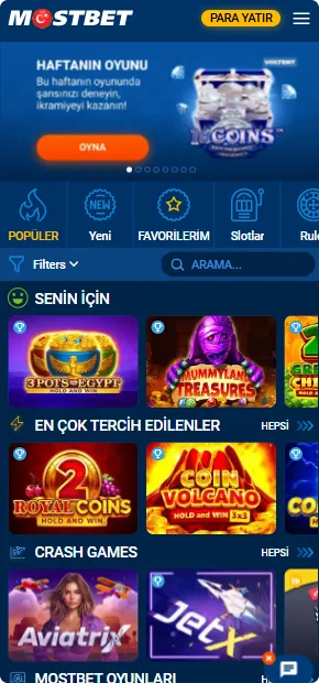 mostbet apk yükle