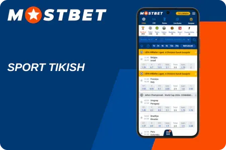 Mostbet ilovasida futbol, tennis va esport tikish imkoniyatlari