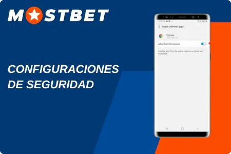 Modifica la seguridad para proceder con la instalación