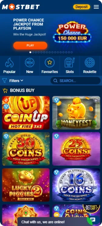 Mostbet Casino app Buy Bonus