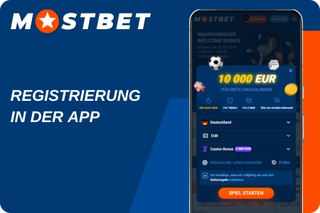 Mostbet-App-Registrierung