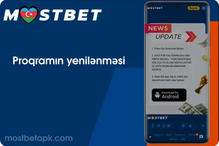 Mostbet yeni versiya yeniləmə