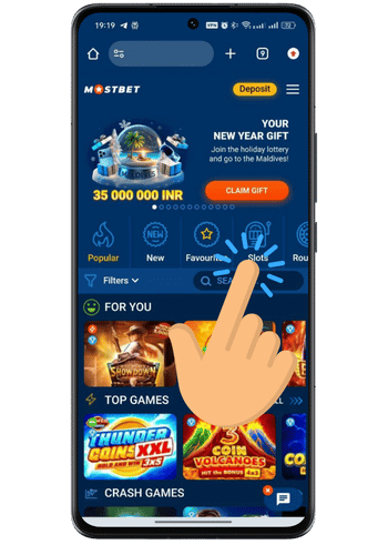 Mostbet Casino Lobby