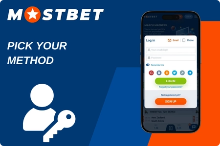 Step-by-step guide on how to log in to Mostbet account